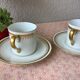 Cerabel porcelain cups from Baudour Belgium