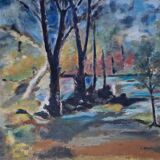 Landscape painting table