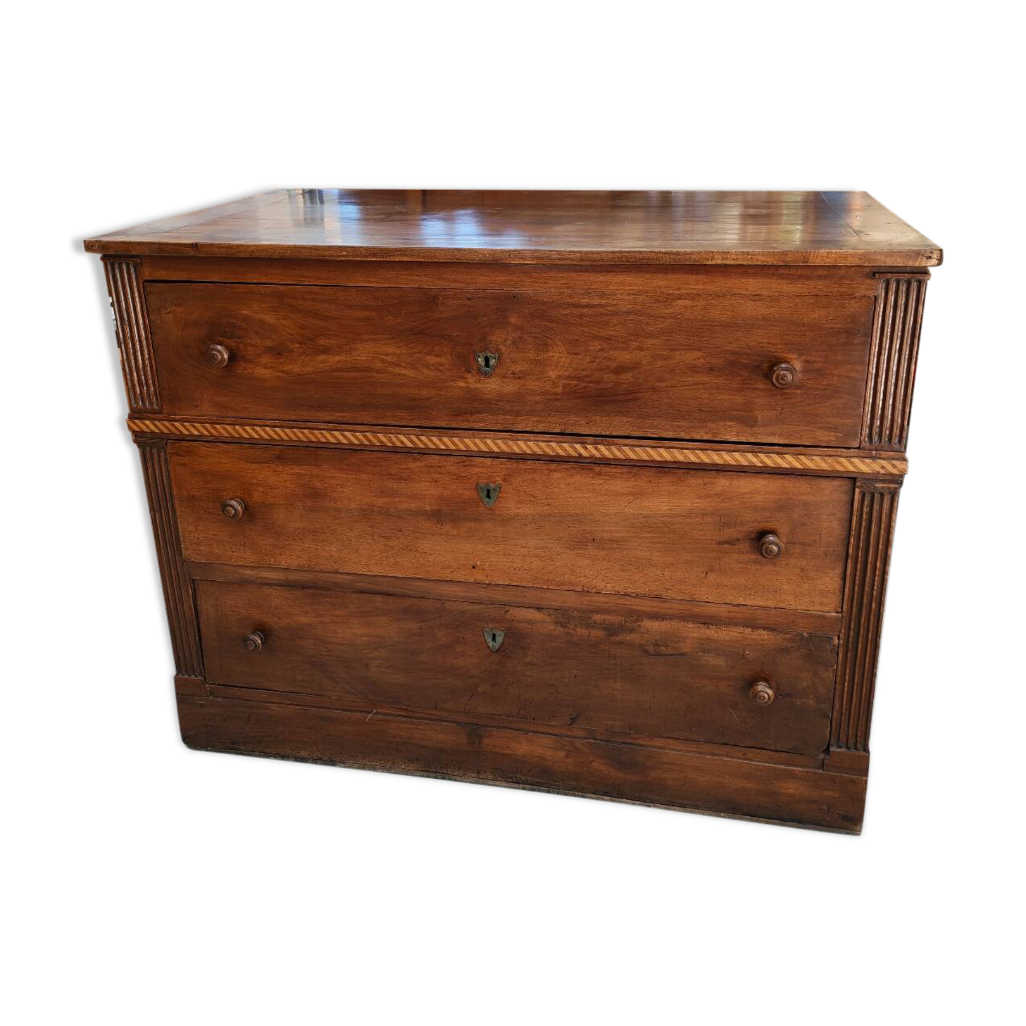 Chest of drawers known as a trouser press.