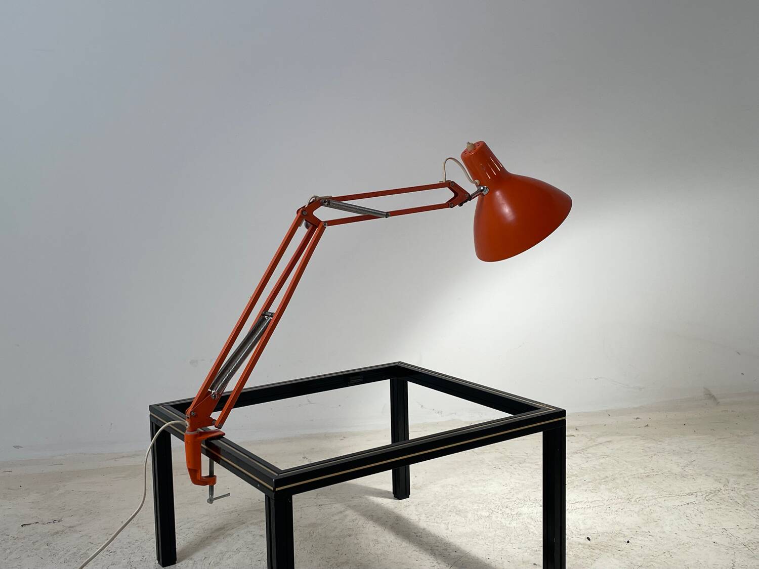 Luxo Regent lamp 1960 orange