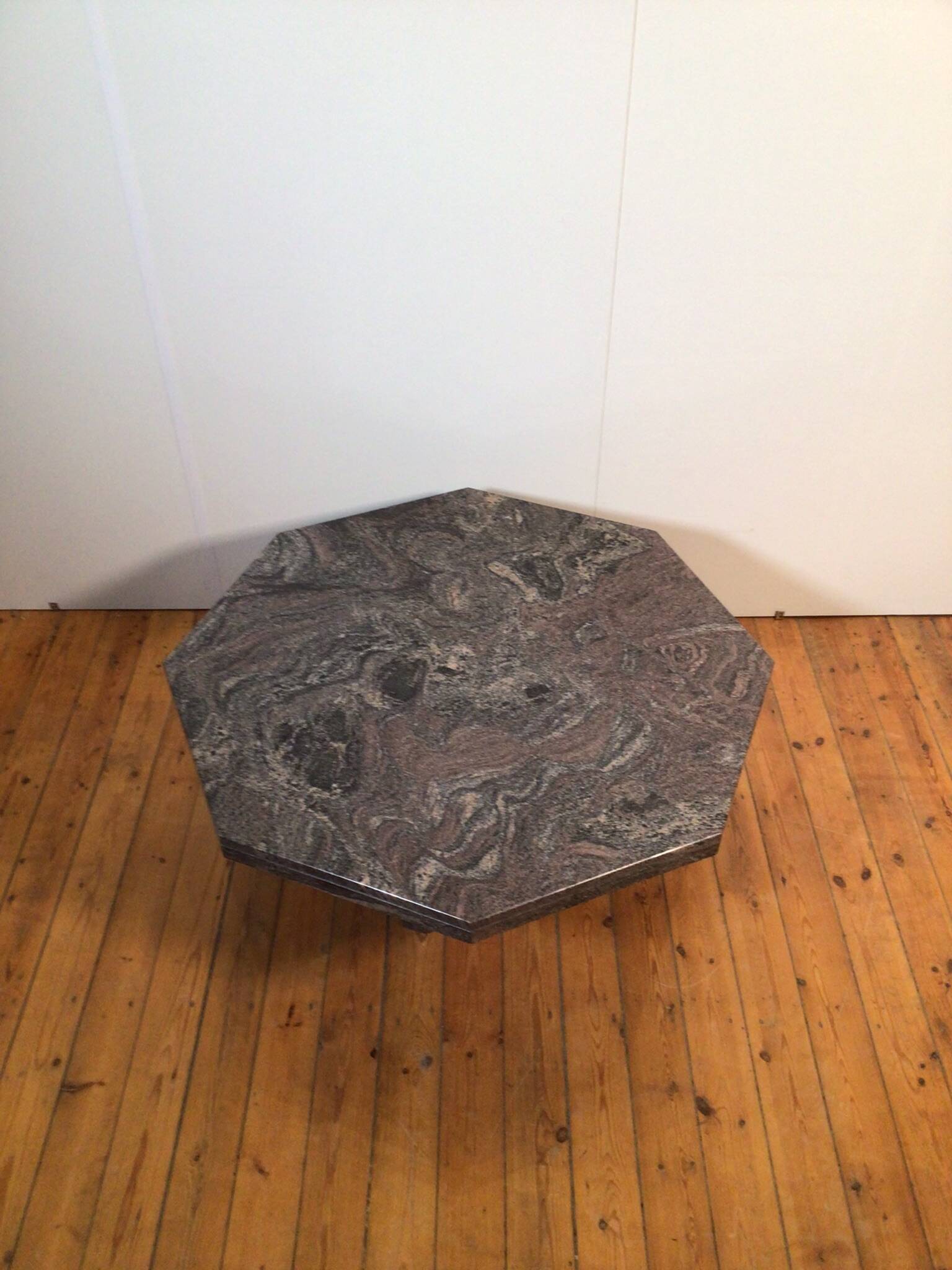 marble octagonal coffee table
