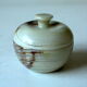 Handmade onyx bowl with lid from the 1970