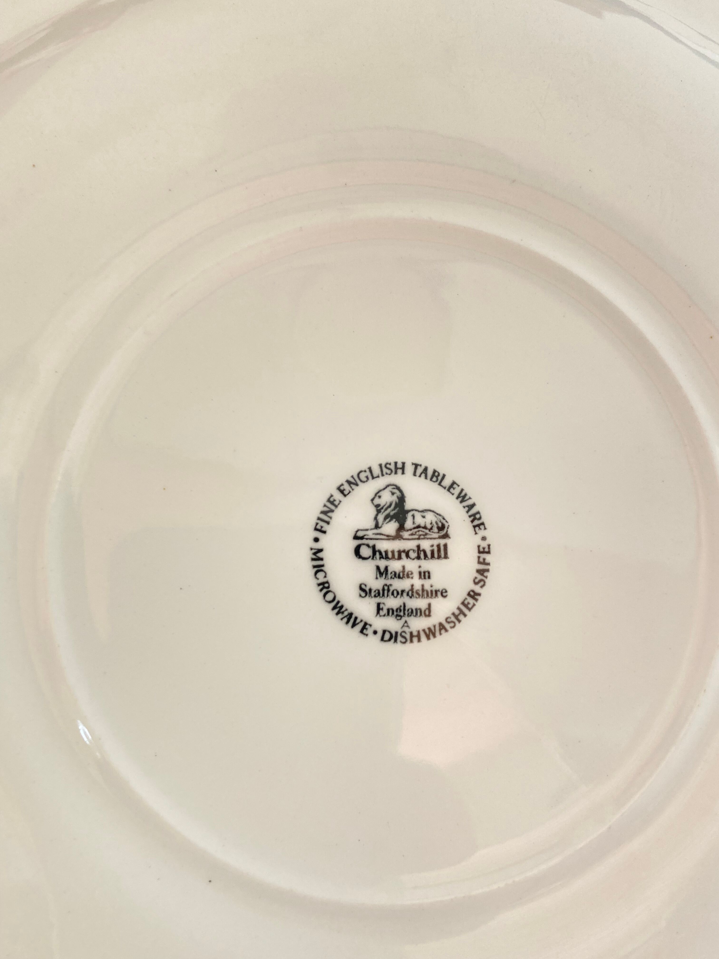Assiettes Anglaises campagne