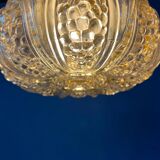 30s flush mount glass ceiling lamp