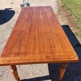 Oak Farmhouse Table