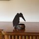 Jugendstil Marabou cigar cutter and ashtray, Ignatius Taschner Germany 1910