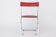 Tamara Folding Chair by Arrben Italy 1970s | Chrome Frame & Red Leather |