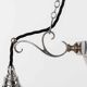 10" Chrome Holophane 'Stiletto' Chandelier
