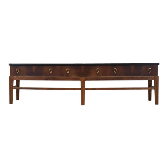 Lower panel in walnut, Danish design, 1960s, production: Denmark