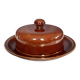 Vintage ceramic bell-shaped butter dish
