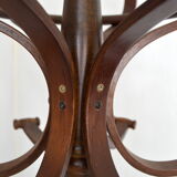 Wooden parrot coat rack