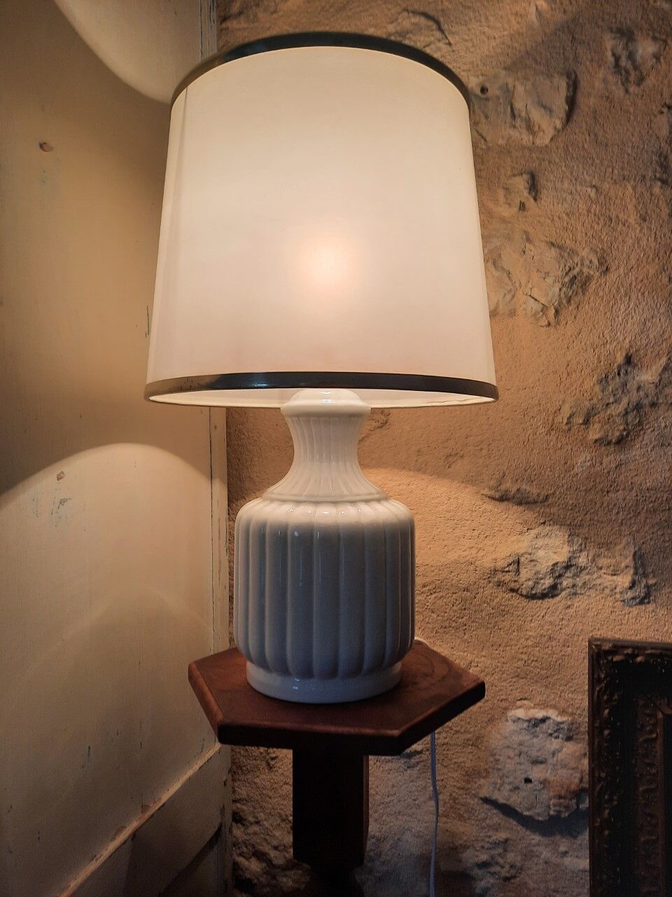 Antique ceramic lamp