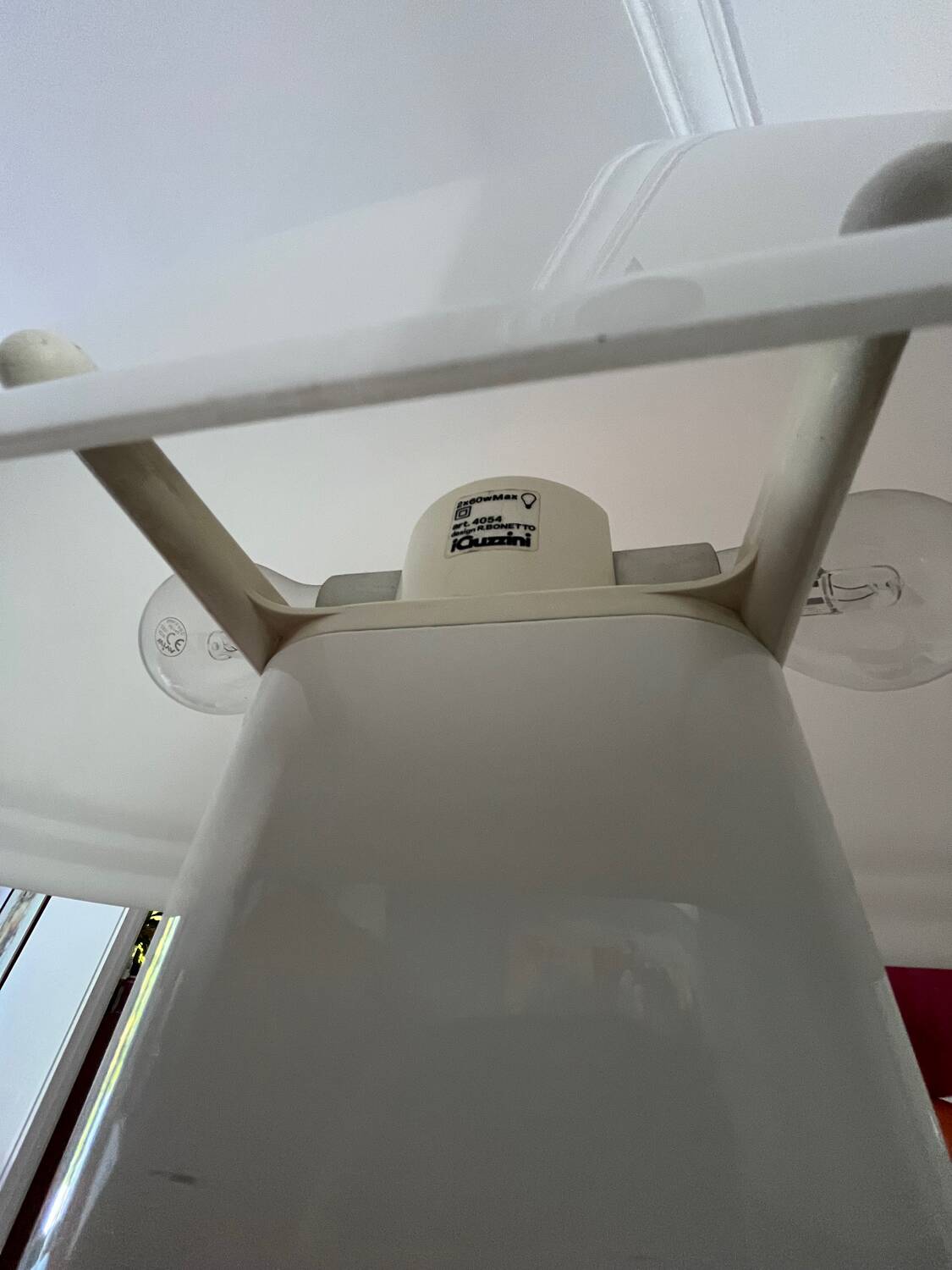 2x Rodolfo Bonetto lamps model 4054 produced by IGuzzini