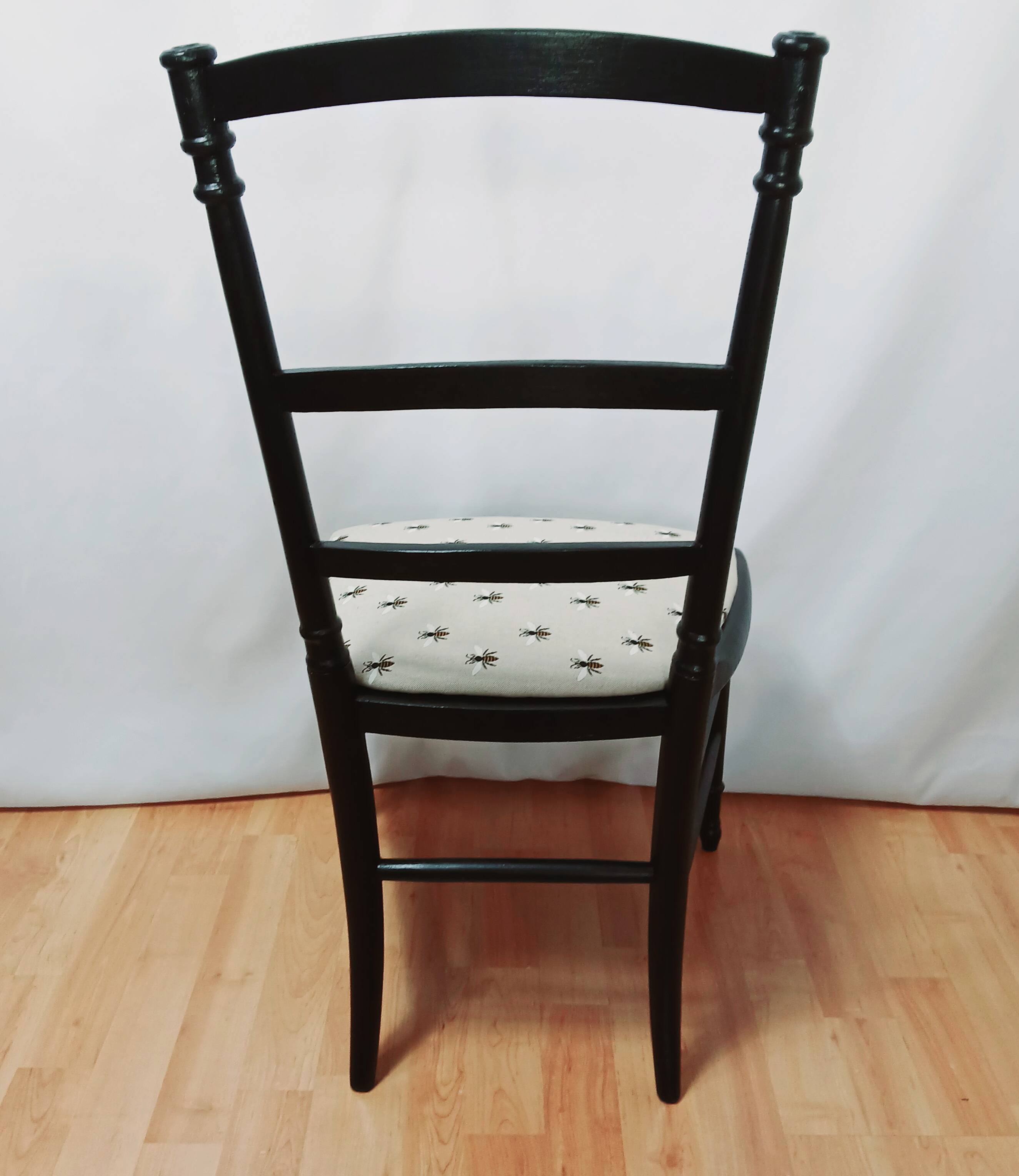 Chaise basse style napoleon iii