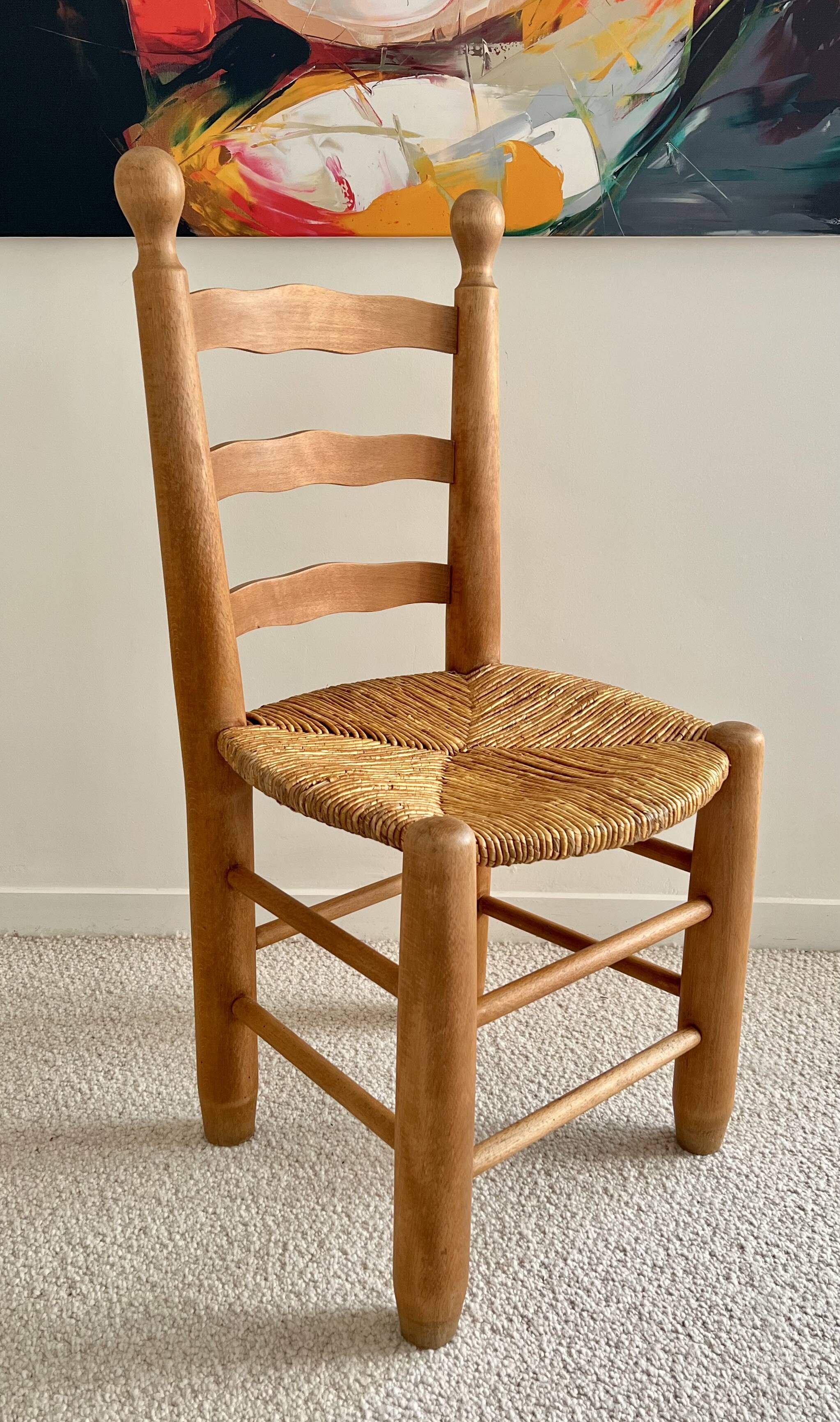 Chaise dans le style de Charles Dudouyt, France années 40