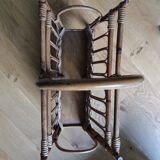 Wicker rattan magazine holders