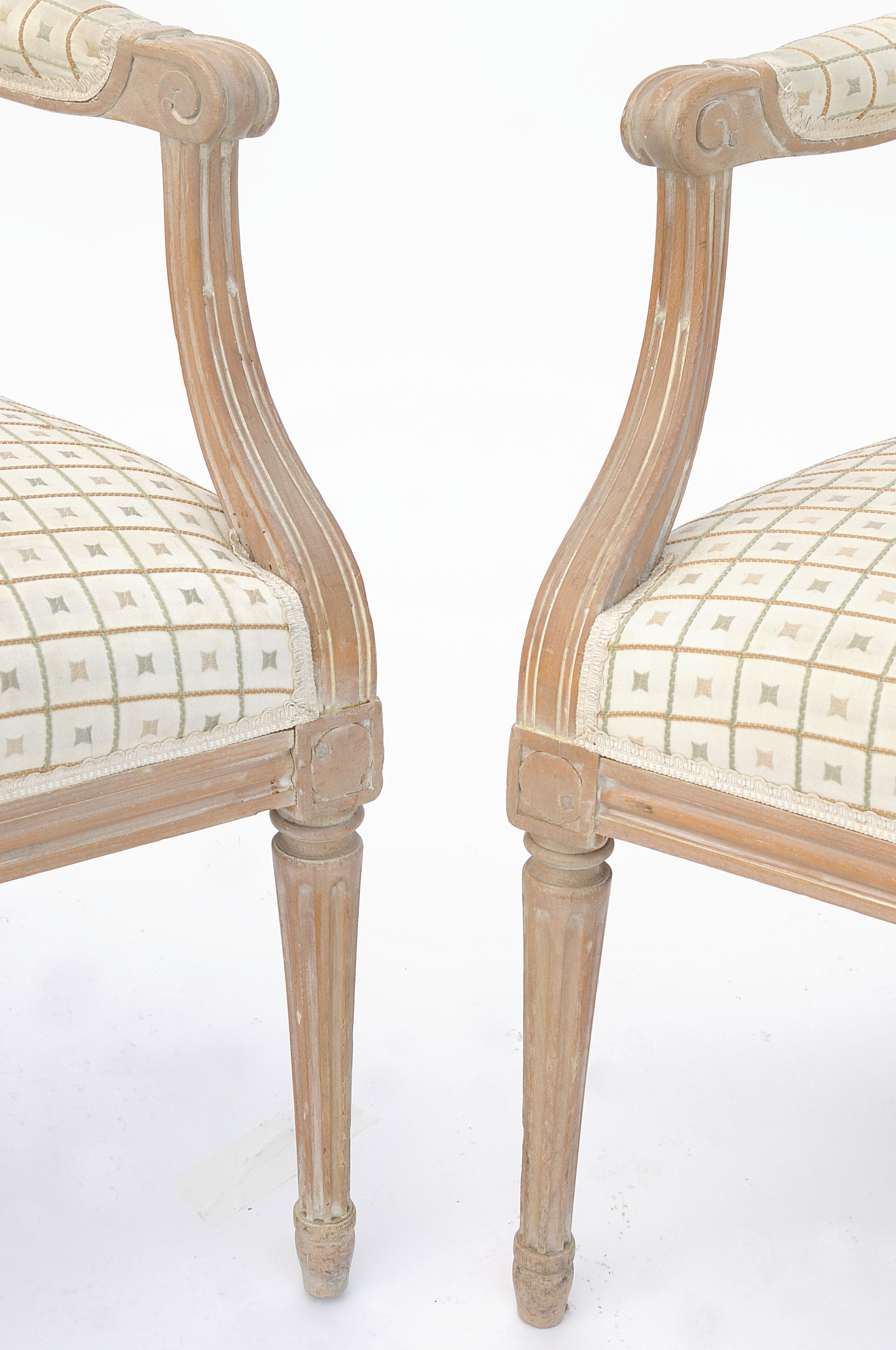 Pair of Louis XVI-style armchairs