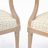Pair of Louis XVI-style armchairs