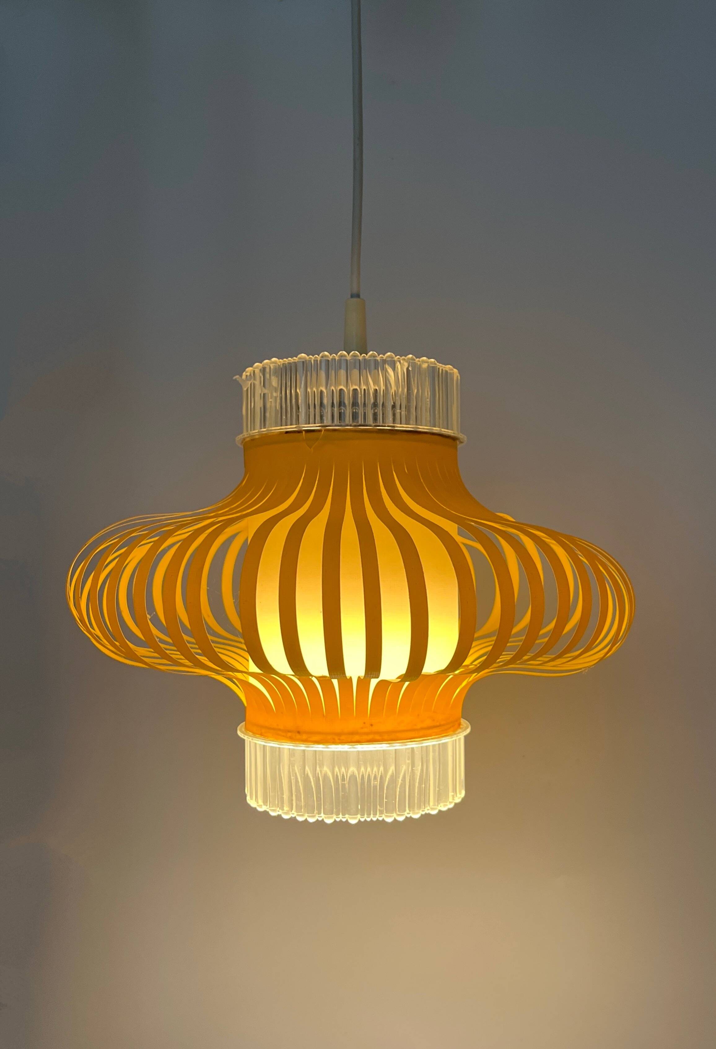 Suspension vintage par Aro Leuchten, vers les années 197