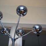 Lampadaire eye ball flexible chromé