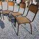 11 school chairs from the 70s