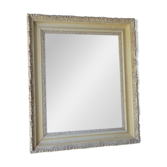 Ancien cadre miroir bois sculpté