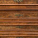 Commode ancienne 4 tiroirs style Louis-Philippe Bois et ronce de Noyer