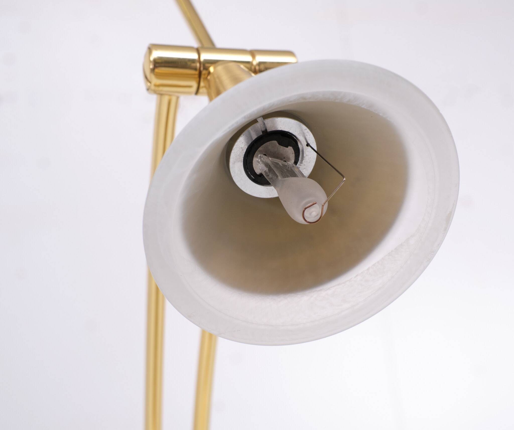 Holtkotter Brass Halogen Table lamps 1980s Germany