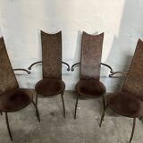 Set of 4 Post-Mordern chairs