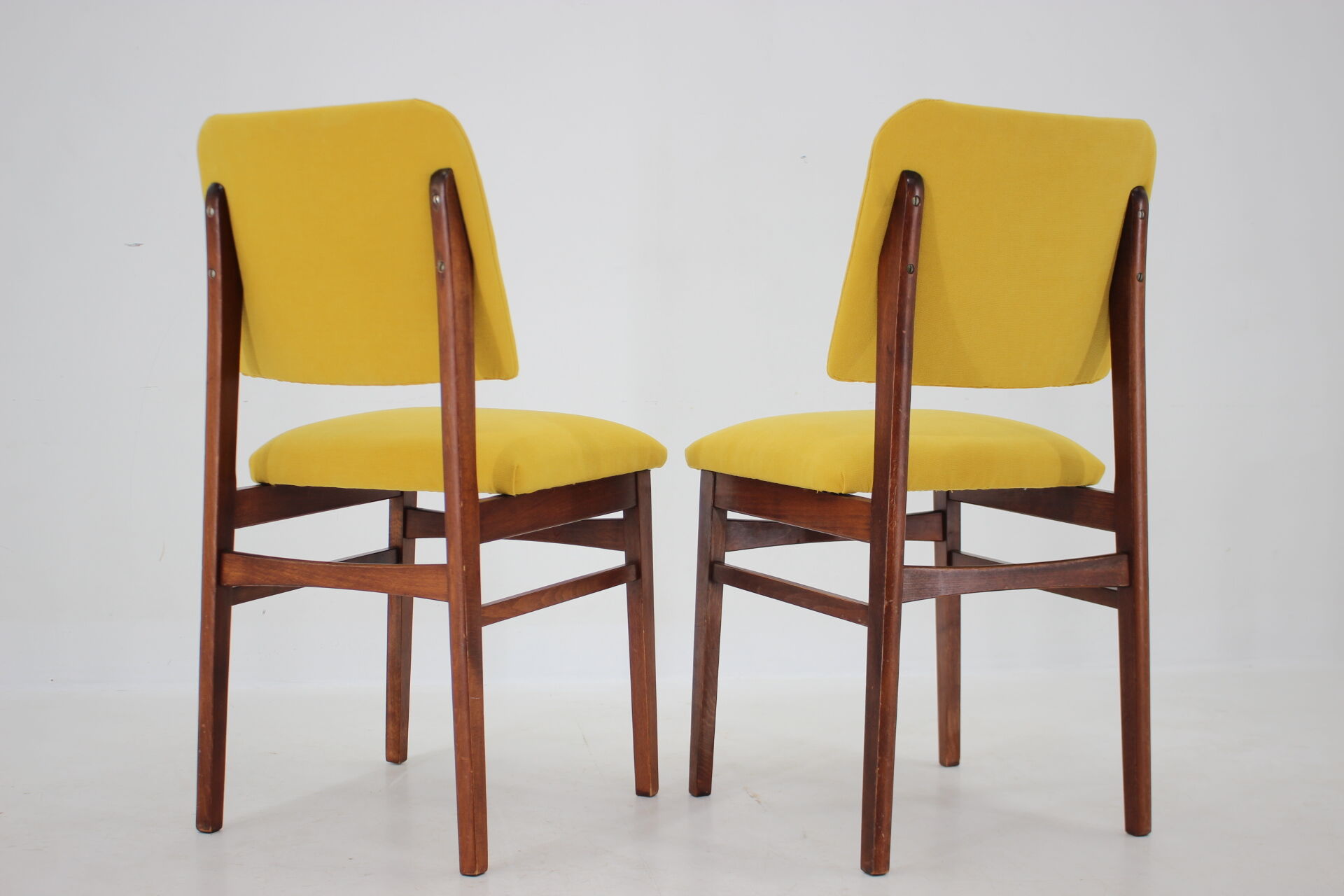 1960s Pair of Side Chairs ,Czechoslovakia