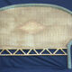 Vintage rattan headboard