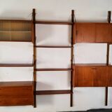 Modular Scandinavian wall shelf – Danish design from the 1970s
