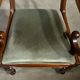 Armchair with Mahogany Crosses, Victorian period, England – 2nd part 19th century