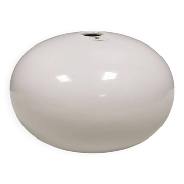 Spherical vase from Swedish pottery brand Höganäs. 1980s