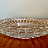 Vintage molded glass empty pocket cups