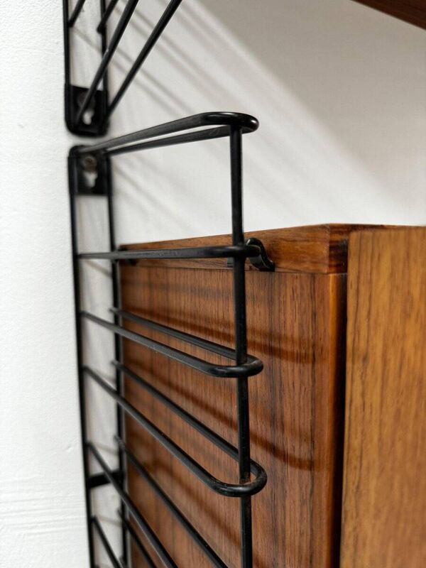 Système mural modulaire vintage en teck de Tomado pour Musterring, années 1960