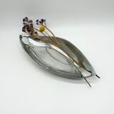 Polished aluminium cast centrepiece / bowl – 1980s
