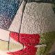 Ceramic lamp geometric cubism pablo style 45x22