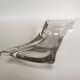 Large mid-century French crystal centrepiece class bowl