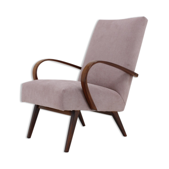 Fauteuil en teck des années 1960, Tchécoslovaquie