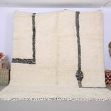 Handmade wool Berber rug 300X200 cm