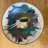 Antique SAGITTA Copper Cup Painted Decor Holland Vintage