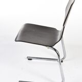 Serie of 6 vintage stackable chairs Pagholz