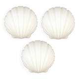 Minimalist Opaline Glass Shell-Shaped Wall Light from Limburg, Germany, 1970s