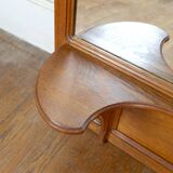 Important miroir en chêne sculpté, Art Nouveau, Circa 1910