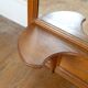 Important carved oak mirror, Art Nouveau, Circa 1910