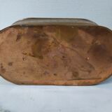 Copper planter with porcelain handles