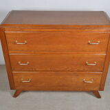 Chest of drawers compass feet 1950