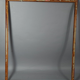 Old frame wood bamboo way 73,5x61,5 foliage 70x58 cm SB