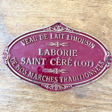 Bordeaux agricultural competition plate